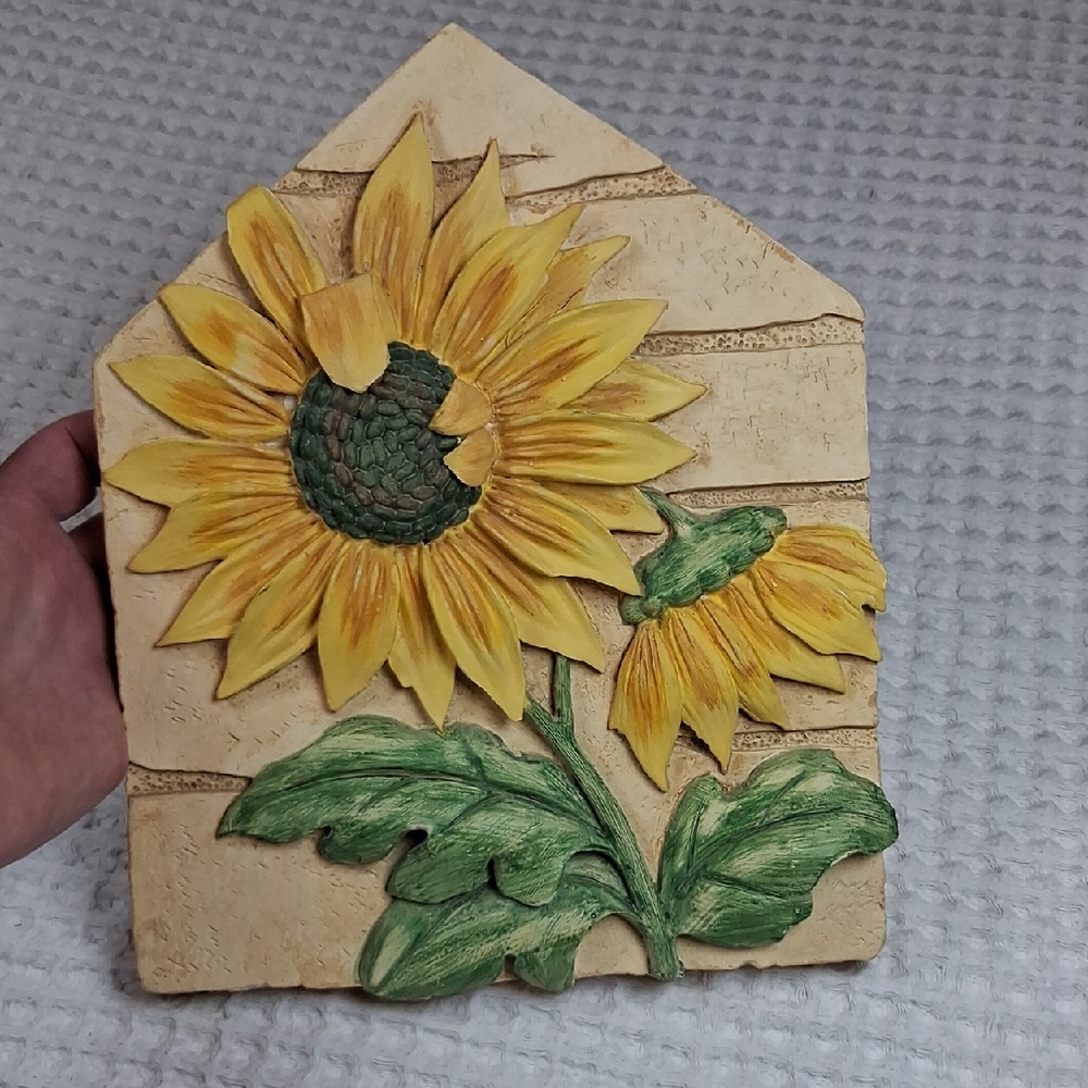 Duncan Enterprises 1998 Sunflower Indoor 8x10 Wall Decor Yellow/Green